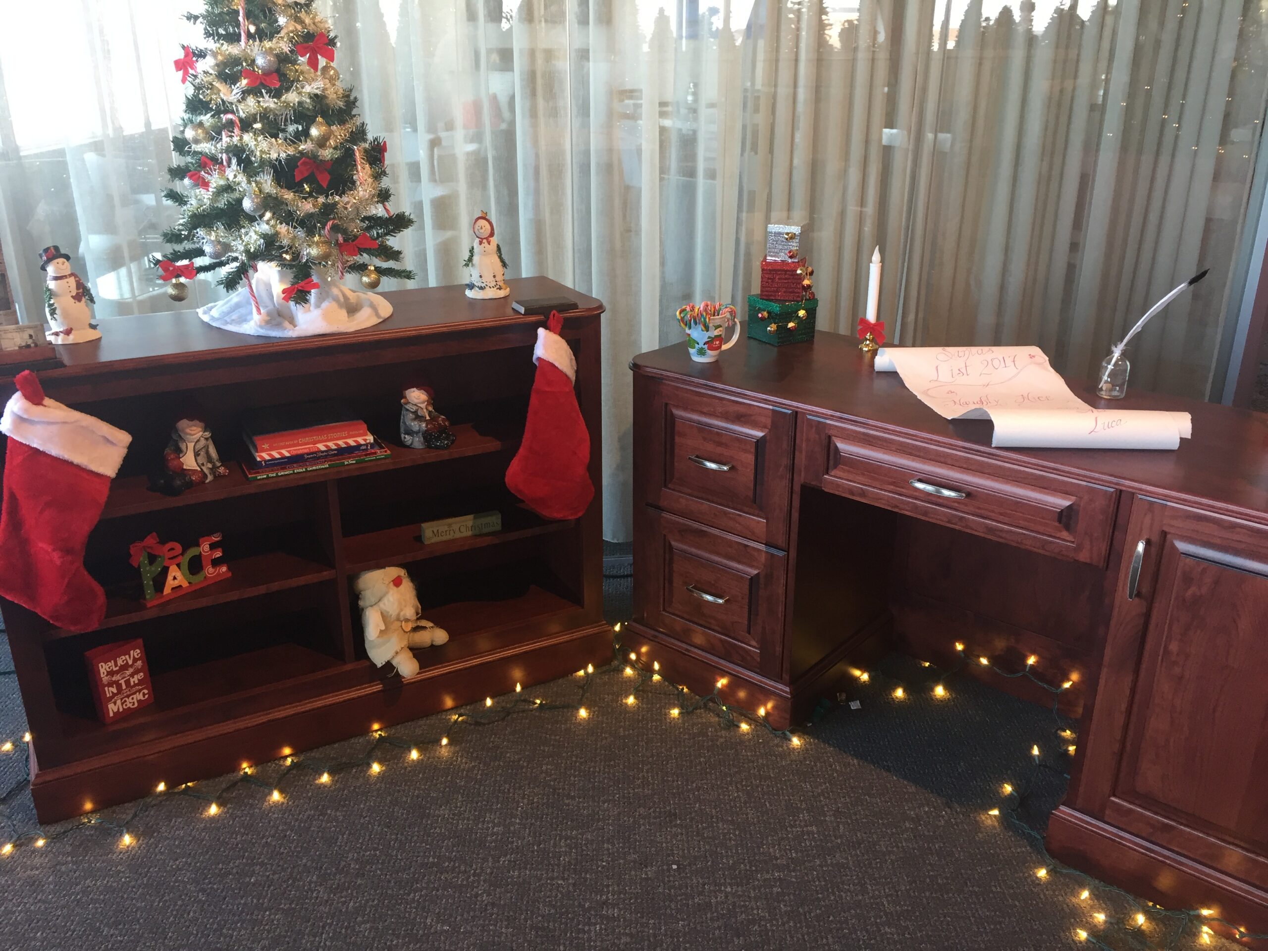Christmas Desk