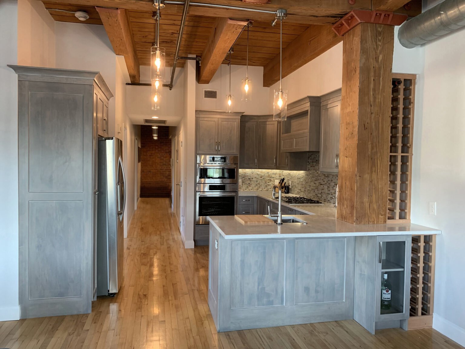 Driftwood on Maple - Essex Bay Cabinetry and Design