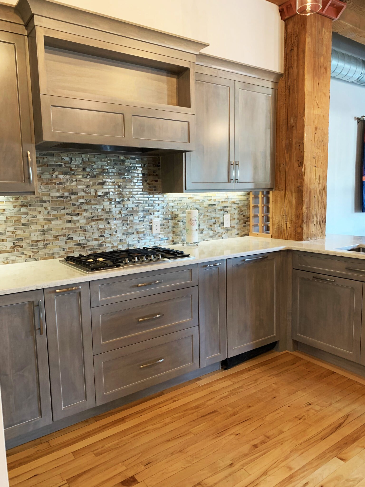 Driftwood on Maple - Essex Bay Cabinetry and Design